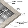 image:imageAmericanflat 85x14 Picture Frame with ShatterResistant Glass  Signature Collection  GalleryStyle Frames Made of Engineered Wood  Photo Frame for Wall Display  DriftwoodDriftwood