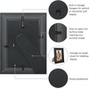 image:imageAmericanflat 85x14 Picture Frame with ShatterResistant Glass  Signature Collection  GalleryStyle Frames Made of Engineered Wood  Photo Frame for Wall Display  DriftwoodBlack