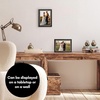 image:imageAmericanflat 85x14 Picture Frame with ShatterResistant Glass  Signature Collection  GalleryStyle Frames Made of Engineered Wood  Photo Frame for Wall Display  DriftwoodBlack Gold