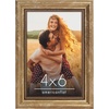 image:imageAmericanflat 85x14 Picture Frame with ShatterResistant Glass  Signature Collection  GalleryStyle Frames Made of Engineered Wood  Photo Frame for Wall Display  DriftwoodGold
