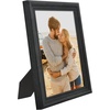 image:imageAmericanflat 85x14 Picture Frame with ShatterResistant Glass  Signature Collection  GalleryStyle Frames Made of Engineered Wood  Photo Frame for Wall Display  DriftwoodBlack