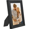 image:imageAmericanflat 85x14 Picture Frame with ShatterResistant Glass  Signature Collection  GalleryStyle Frames Made of Engineered Wood  Photo Frame for Wall Display  DriftwoodBlack