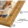 image:imageAmericanflat 85x14 Picture Frame with ShatterResistant Glass  Signature Collection  GalleryStyle Frames Made of Engineered Wood  Photo Frame for Wall Display  DriftwoodGold