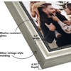 image:imageAmericanflat 85x14 Picture Frame with ShatterResistant Glass  Signature Collection  GalleryStyle Frames Made of Engineered Wood  Photo Frame for Wall Display  DriftwoodSilver