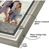 image:imageAmericanflat 85x14 Picture Frame with ShatterResistant Glass  Signature Collection  GalleryStyle Frames Made of Engineered Wood  Photo Frame for Wall Display  DriftwoodSilver