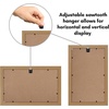 image:imageAmericanflat 85x14 Picture Frame with ShatterResistant Glass  Signature Collection  GalleryStyle Frames Made of Engineered Wood  Photo Frame for Wall Display  DriftwoodDark Oak