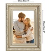 image:imageAmericanflat 85x14 Picture Frame with ShatterResistant Glass  Signature Collection  GalleryStyle Frames Made of Engineered Wood  Photo Frame for Wall Display  DriftwoodSilver