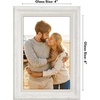 image:imageAmericanflat 85x14 Picture Frame with ShatterResistant Glass  Signature Collection  GalleryStyle Frames Made of Engineered Wood  Photo Frame for Wall Display  DriftwoodWhite