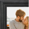 image:imageAmericanflat 85x14 Picture Frame with ShatterResistant Glass  Signature Collection  GalleryStyle Frames Made of Engineered Wood  Photo Frame for Wall Display  DriftwoodBlack