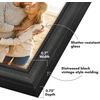 image:imageAmericanflat 85x14 Picture Frame with ShatterResistant Glass  Signature Collection  GalleryStyle Frames Made of Engineered Wood  Photo Frame for Wall Display  DriftwoodBlack