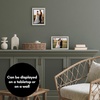 image:imageAmericanflat 85x14 Picture Frame with ShatterResistant Glass  Signature Collection  GalleryStyle Frames Made of Engineered Wood  Photo Frame for Wall Display  DriftwoodSilver