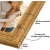 image:imageAmericanflat 85x14 Picture Frame with ShatterResistant Glass  Signature Collection  GalleryStyle Frames Made of Engineered Wood  Photo Frame for Wall Display  DriftwoodGold