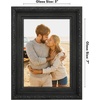 image:imageAmericanflat 85x14 Picture Frame with ShatterResistant Glass  Signature Collection  GalleryStyle Frames Made of Engineered Wood  Photo Frame for Wall Display  DriftwoodBlack