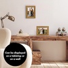 image:imageAmericanflat 85x14 Picture Frame with ShatterResistant Glass  Signature Collection  GalleryStyle Frames Made of Engineered Wood  Photo Frame for Wall Display  DriftwoodGold