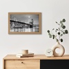 image:imageAmericanflat 85x14 Picture Frame with ShatterResistant Glass  Signature Collection  GalleryStyle Frames Made of Engineered Wood  Photo Frame for Wall Display  DriftwoodDark Oak