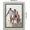 image:imageAmericanflat 85x14 Picture Frame with ShatterResistant Glass  Signature Collection  GalleryStyle Frames Made of Engineered Wood  Photo Frame for Wall Display  DriftwoodSilver