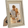 image:imageAmericanflat 85x14 Picture Frame with ShatterResistant Glass  Signature Collection  GalleryStyle Frames Made of Engineered Wood  Photo Frame for Wall Display  DriftwoodSilver
