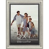 image:imageAmericanflat 85x14 Picture Frame with ShatterResistant Glass  Signature Collection  GalleryStyle Frames Made of Engineered Wood  Photo Frame for Wall Display  DriftwoodSilver