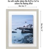 image:imageAmericanflat 8x10 Floating Picture Frame with Polished CrystalClear Glass  Use as 5x7 Picture Frame or Display 4x6 Photo  Signature Float Collection  Photo Frames for Tabletop or Wall  Black  Photo floats between crystalclear glass wall or tabletop display with included easel sawtooth hangers includedLight Wood