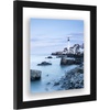 image:imageAmericanflat 8x10 Floating Picture Frame with Polished CrystalClear Glass  Use as 5x7 Picture Frame or Display 4x6 Photo  Signature Float Collection  Photo Frames for Tabletop or Wall  Black  Photo floats between crystalclear glass wall or tabletop display with included easel sawtooth hangers includedBlack