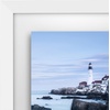 image:imageAmericanflat 8x10 Floating Picture Frame with Polished CrystalClear Glass  Use as 5x7 Picture Frame or Display 4x6 Photo  Signature Float Collection  Photo Frames for Tabletop or Wall  Black  Photo floats between crystalclear glass wall or tabletop display with included easel sawtooth hangers includedWhite