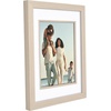 image:imageAmericanflat 8x10 Picture Frame with ShatterResistant Glass  Use as 5x7 Frame with Mat or Display 8x10 Photo Without Mat  Streamline Collection  Picture Frames for Tabletop and Wall  Gold  Shatterresistant glass wall or tabletop display with included easel triangle hangers included secure turntab backingDriftwood