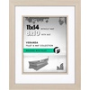image:imageAmericanflat 8x10 Picture Frame with ShatterResistant Glass  Use as 5x7 Frame with Mat or Display 8x10 Photo Without Mat  Streamline Collection  Picture Frames for Tabletop and Wall  Gold  Shatterresistant glass wall or tabletop display with included easel triangle hangers included secure turntab backingDriftwood