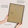 image:imageAmericanflat 8x10 Picture Frame with ShatterResistant Glass  Use as 5x7 Frame with Mat or Display 8x10 Photo Without Mat  Streamline Collection  Picture Frames for Tabletop and Wall  Mahogany  Shatterresistant glass wall or tabletop display with included easel triangle hangers included secure turntab backingWalnut