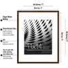 image:imageAmericanflat 8x10 Picture Frame with ShatterResistant Glass  Use as 5x7 Frame with Mat or Display 8x10 Photo Without Mat  Streamline Collection  Picture Frames for Tabletop and Wall  Mahogany  Shatterresistant glass wall or tabletop display with included easel triangle hangers included secure turntab backingWalnut