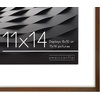image:imageAmericanflat 8x10 Picture Frame with ShatterResistant Glass  Use as 5x7 Frame with Mat or Display 8x10 Photo Without Mat  Streamline Collection  Picture Frames for Tabletop and Wall  Mahogany  Shatterresistant glass wall or tabletop display with included easel triangle hangers included secure turntab backingWalnut