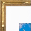image:imageAmericanflat 8x10 Picture Frame with ShatterResistant Glass  Use as 5x7 Frame with Mat or Display 8x10 Photo Without Mat  Streamline Collection  Picture Frames for Tabletop and Wall  Mahogany  Shatterresistant glass wall or tabletop display with included easel triangle hangers included secure turntab backingGold