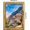 image:imageAmericanflat 8x10 Picture Frame with ShatterResistant Glass  Use as 5x7 Frame with Mat or Display 8x10 Photo Without Mat  Streamline Collection  Picture Frames for Tabletop and Wall  Mahogany  Shatterresistant glass wall or tabletop display with included easel triangle hangers included secure turntab backingGold