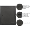 image:imageAmericanflat 8x10 Picture Frame with ShatterResistant Glass  Use as 5x7 Frame with Mat or Display 8x10 Photo Without Mat  Streamline Collection  Picture Frames for Tabletop and Wall  Gold  Shatterresistant glass wall or tabletop display with included easel triangle hangers included secure turntab backingBlack