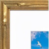 image:imageAmericanflat 8x10 Picture Frame with ShatterResistant Glass  Use as 5x7 Frame with Mat or Display 8x10 Photo Without Mat  Streamline Collection  Picture Frames for Tabletop and Wall  Mahogany  Shatterresistant glass wall or tabletop display with included easel triangle hangers included secure turntab backingGold