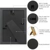 image:imageAmericanflat 8x10 Picture Frame with ShatterResistant Glass  Use as 5x7 Frame with Mat or Display 8x10 Photo Without Mat  Streamline Collection  Picture Frames for Tabletop and Wall  Mahogany  Shatterresistant glass wall or tabletop display with included easel triangle hangers included secure turntab backingGold