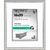 image:imageAmericanflat 8x10 Picture Frame with ShatterResistant Glass  Use as 5x7 Frame with Mat or Display 8x10 Photo Without Mat  Streamline Collection  Picture Frames for Tabletop and Wall  Gold  Shatterresistant glass wall or tabletop display with included easel triangle hangers included secure turntab backingSilver