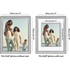 image:imageAmericanflat 8x10 Picture Frame with ShatterResistant Glass  Use as 5x7 Frame with Mat or Display 8x10 Photo Without Mat  Streamline Collection  Picture Frames for Tabletop and Wall  Gold  Shatterresistant glass wall or tabletop display with included easel triangle hangers included secure turntab backingSilver