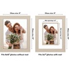 image:imageAmericanflat 8x10 Picture Frame with ShatterResistant Glass  Use as 5x7 Frame with Mat or Display 8x10 Photo Without Mat  Streamline Collection  Picture Frames for Tabletop and Wall  Gold  Shatterresistant glass wall or tabletop display with included easel triangle hangers included secure turntab backingDriftwood