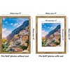 image:imageAmericanflat 8x10 Picture Frame with ShatterResistant Glass  Use as 5x7 Frame with Mat or Display 8x10 Photo Without Mat  Streamline Collection  Picture Frames for Tabletop and Wall  Mahogany  Shatterresistant glass wall or tabletop display with included easel triangle hangers included secure turntab backingGold