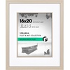 image:imageAmericanflat 8x10 Picture Frame with ShatterResistant Glass  Use as 5x7 Frame with Mat or Display 8x10 Photo Without Mat  Streamline Collection  Picture Frames for Tabletop and Wall  Gold  Shatterresistant glass wall or tabletop display with included easel triangle hangers included secure turntab backingDriftwood