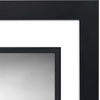 image:imageAmericanflat 8x10 Picture Frame with ShatterResistant Glass  Use as 5x7 Frame with Mat or Display 8x10 Photo Without Mat  Streamline Collection  Picture Frames for Tabletop and Wall  Gold  Shatterresistant glass wall or tabletop display with included easel triangle hangers included secure turntab backingBlack