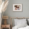 image:imageAmericanflat 8x10 Picture Frame with ShatterResistant Glass  Use as 5x7 Frame with Mat or Display 8x10 Photo Without Mat  Streamline Collection  Picture Frames for Tabletop and Wall  Gold  Shatterresistant glass wall or tabletop display with included easel triangle hangers included secure turntab backingDriftwood