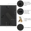 image:imageAmericanflat 8x10 Picture Frame with ShatterResistant Glass  Use as 5x7 Frame with Mat or Display 8x10 Photo Without Mat  Streamline Collection  Picture Frames for Tabletop and Wall  Mahogany  Shatterresistant glass wall or tabletop display with included easel triangle hangers included secure turntab backingGold