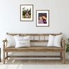 image:imageAmericanflat 8x10 Picture Frame with ShatterResistant Glass  Use as 5x7 Frame with Mat or Display 8x10 Photo Without Mat  Streamline Collection  Picture Frames for Tabletop and Wall  Mahogany  Shatterresistant glass wall or tabletop display with included easel triangle hangers included secure turntab backingWalnut