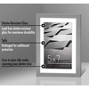 image:imageAmericanflat 8x10 Picture Frame with ShatterResistant Glass  Use as 5x7 Frame with Mat or Display 8x10 Photo Without Mat  Streamline Collection  Picture Frames for Tabletop and Wall  Gold  Shatterresistant glass wall or tabletop display with included easel triangle hangers included secure turntab backingSilver