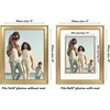 image:imageAmericanflat 8x10 Picture Frame with ShatterResistant Glass  Use as 5x7 Frame with Mat or Display 8x10 Photo Without Mat  Streamline Collection  Picture Frames for Tabletop and Wall  Gold  Shatterresistant glass wall or tabletop display with included easel triangle hangers included secure turntab backingGold