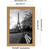 image:imageAmericanflat 8x12 Picture Frame with ShatterResistant Glass  Signature Collection  GalleryStyle Frames Made of Engineered Wood  Photo Frame for Tabletop and Wall Display  Dark Oak8x12