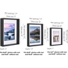 image:imageAmericanflat 8x12 Picture Frame with ShatterResistant Glass  Signature Collection  GalleryStyle Frames Made of Engineered Wood  Photo Frame for Tabletop and Wall Display  Dark Oak11X14
