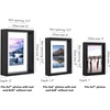 image:imageAmericanflat 8x12 Picture Frame with ShatterResistant Glass  Signature Collection  GalleryStyle Frames Made of Engineered Wood  Photo Frame for Tabletop and Wall Display  Dark Oak8X10