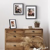 image:imageAmericanflat 8x12 Picture Frame with ShatterResistant Glass  Signature Collection  GalleryStyle Frames Made of Engineered Wood  Photo Frame for Tabletop and Wall Display  Dark Oak11X14